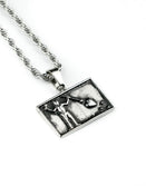 Jewelry-Hoist Pendant & Chain - Savage Tacticians