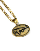 Jewelry-Move in Silence Pendant & Chain - Savage Tacticians