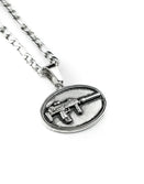 Jewelry-Move in Silence Pendant & Chain - Savage Tacticians