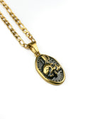 Jewelry-No Quarter Pendant & Chain - Savage Tacticians