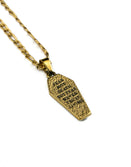 Jewelry-Fear Not Death Pendant & Chain - Savage Tacticians