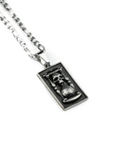 Jewelry-Memento Mori Hourglass Pendant & Chain - Savage Tacticians