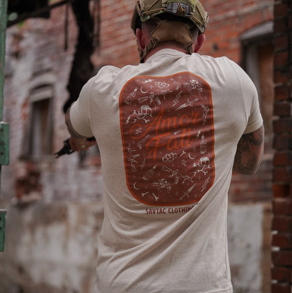 Graphic Tee-Amor Fati - Savage Tacticians