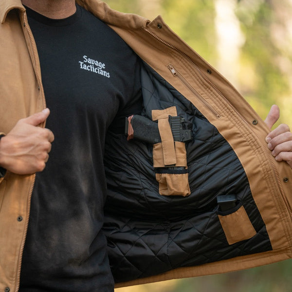 Resolute Concealed Carry Jacket - Brown