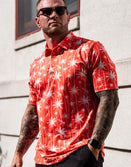 Polo Shirts-Performance Polo - Paradise Palms - Savage Tacticians