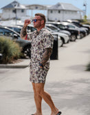 Swim Shorts-Swim Trunks - Tropical Frogskin - Savage Tacticians