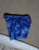 Swim Shorts-Swim Trunks - Neon Lights & Gun Fights - Savage Tacticians
