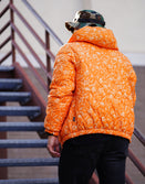 Outerwear Mens-Tiger Stripe Camo Reversible Woobie Hoodie - Savage Tacticians
