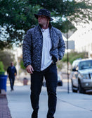 STMC® Black Camo Reversible Woobie Jacket