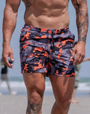 Swim Shorts-Swim Trunks - M81 Blaze - Savage Tacticians