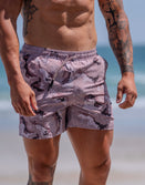 Swim Shorts-Swim Trunks - Chocolate Chip Desert - Savage Tacticians