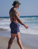 Swim Shorts-Swim Trunks - Paisley - Savage Tacticians