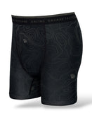Savage Tacticians black boxer briefs with contour map design and branded waistband