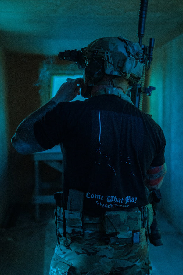 Graphic Tee-Come What May - Savage Tacticians