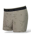 Savage Tacticians men's boxer briefs with digital camo grid pattern and branded waistband