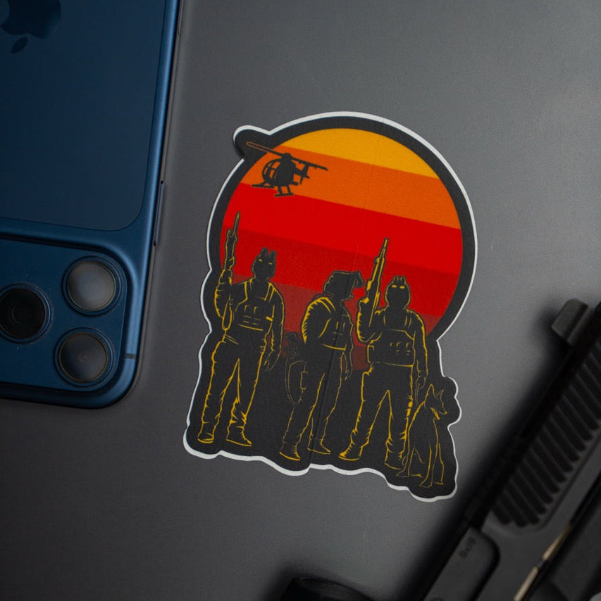 Unity Funky Sticker Unity Sunset Sticker – Savage Tacticians