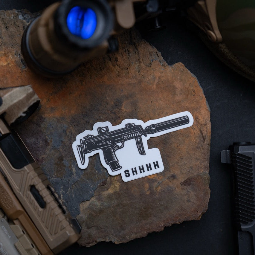 Shhhh Sticker – Savage Tacticians