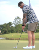 Button-Ups-Tiger Stripe Green Button-up - Savage Tacticians