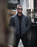 STMC® Black Camo Reversible Woobie Jacket