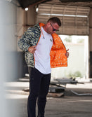Outerwear Mens-Tiger Stripe Camo Reversible Woobie Hoodie - Savage Tacticians