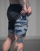 Gym Shorts Men-2i1 Lite Gym Shorts - 5 Inch - Savage Tacticians