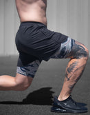 Gym Shorts Men-2i1 Lite Gym Shorts - 5 Inch - Savage Tacticians