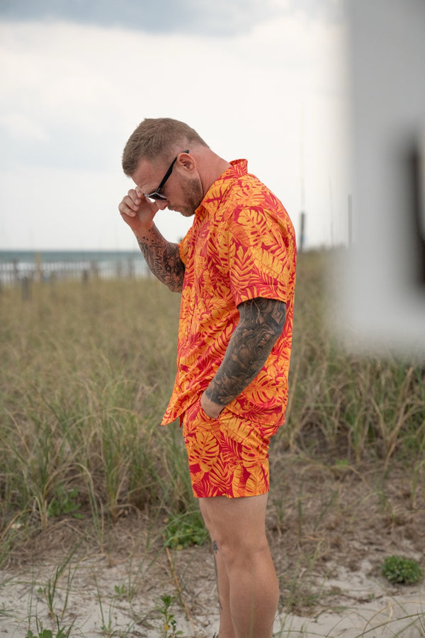 Tropical Inferno Button-up