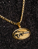 Jewelry-Move in Silence Pendant & Chain - Savage Tacticians