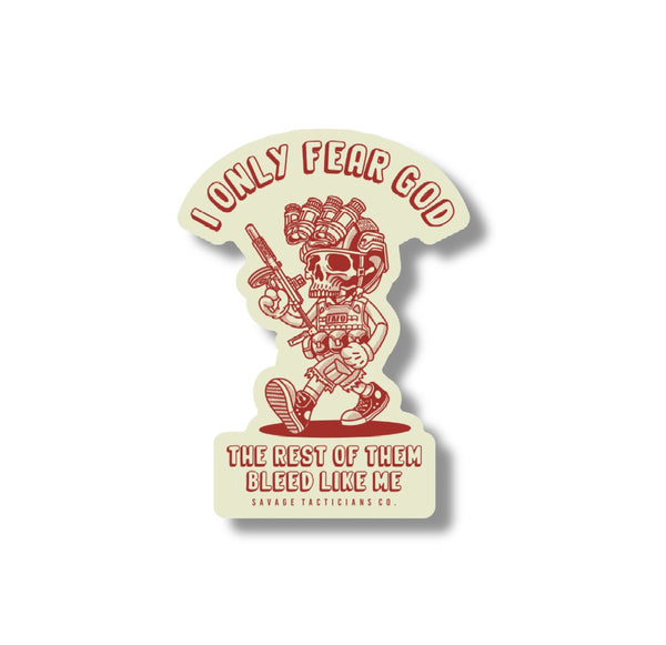 Fear God Sticker