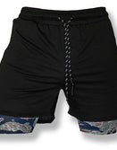 Gym Shorts Men-2i1 Lite Gym Shorts - 5 Inch - Savage Tacticians