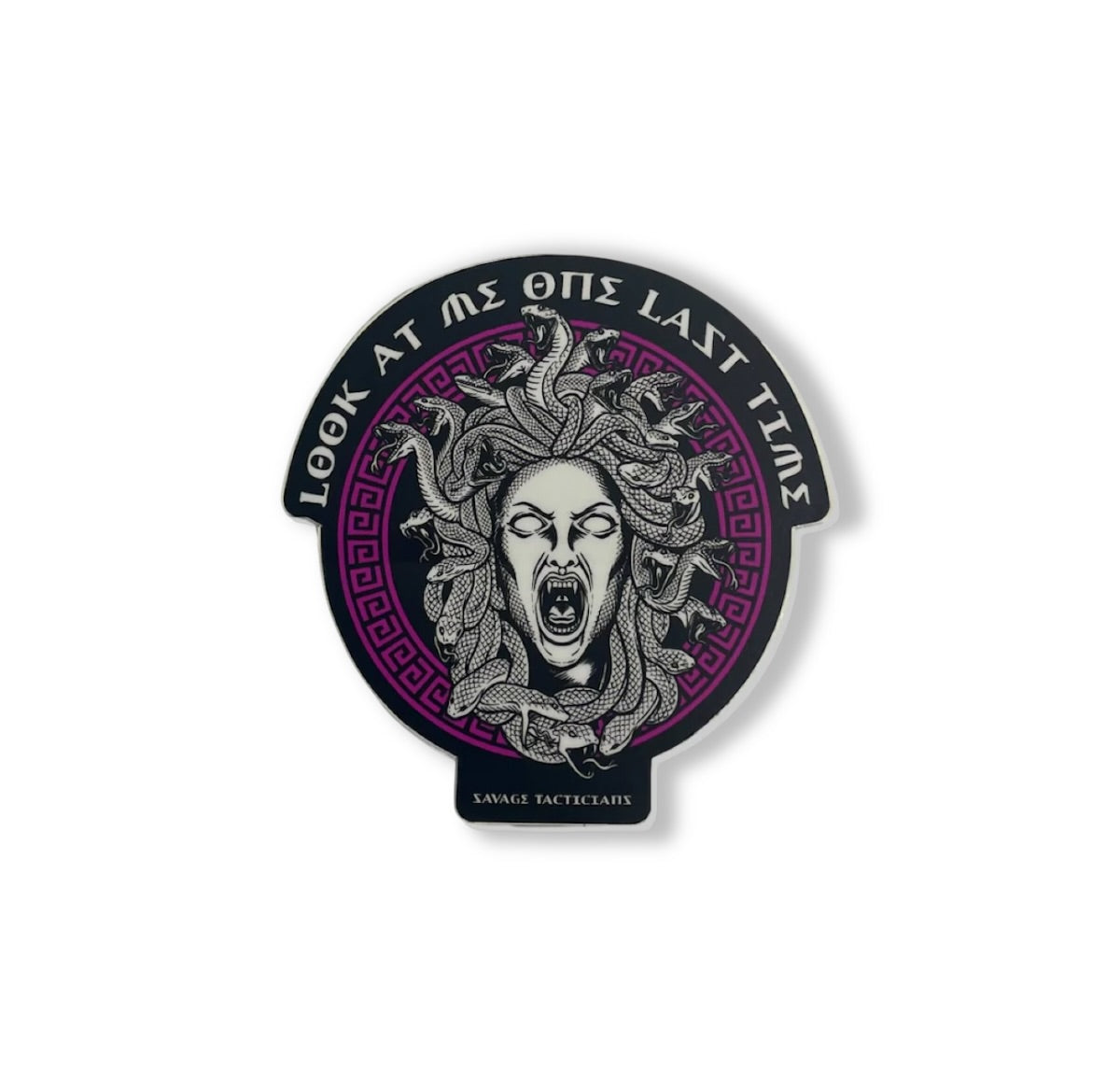 Medusa's Gaze Sticker – Savage Tacticians