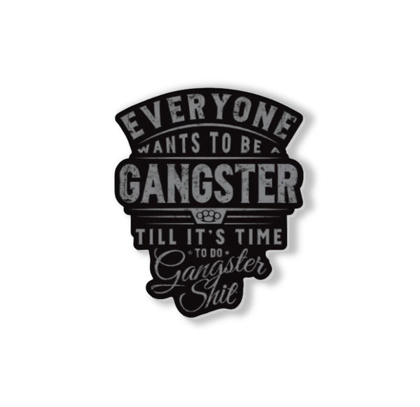 Gangster Sticker