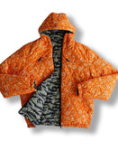 Outerwear Mens-Tiger Stripe Camo Reversible Woobie Hoodie - Savage Tacticians