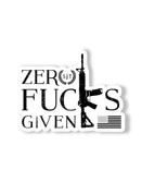 Zero Fucks Given Sticker