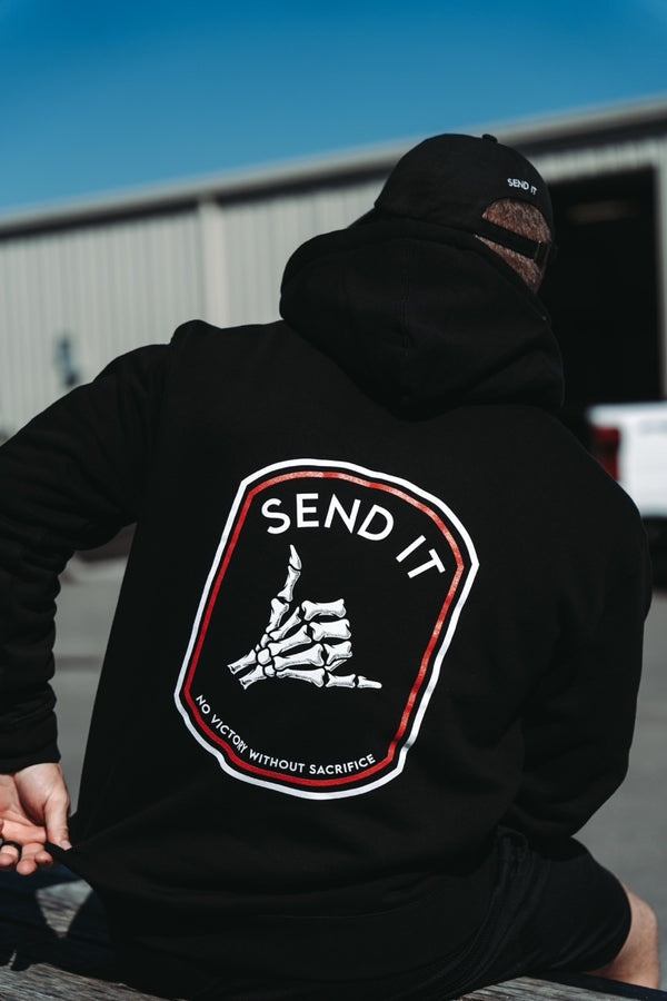 Outerwear Mens-Send It Hoodie - Savage Tacticians