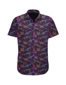 Button-Ups-Neon Lights & Gun Fights Button-up - Savage Tacticians
