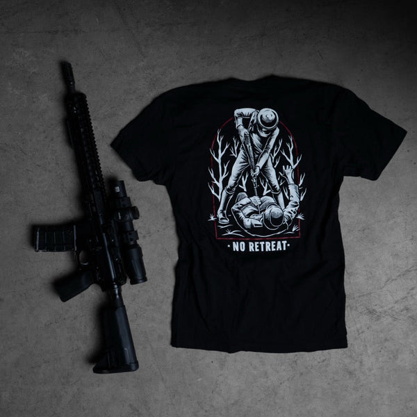 Graphic Tee-No Retreat - Savage Tacticians