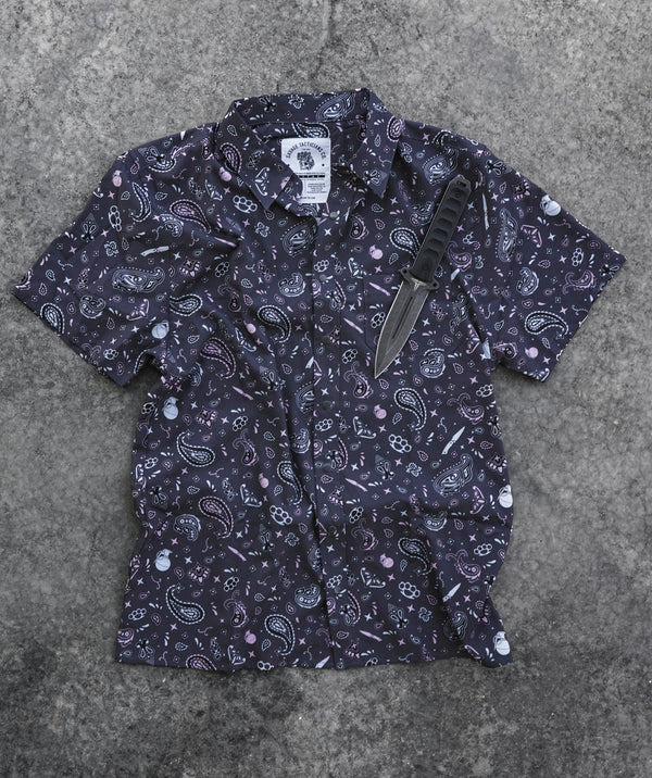 Button-Ups-Paisley Button-up - Savage Tacticians