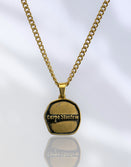 Jewelry-Carpe Noctem Pendant & Chain - Savage Tacticians