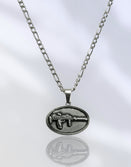 Jewelry-Move in Silence Pendant & Chain - Savage Tacticians