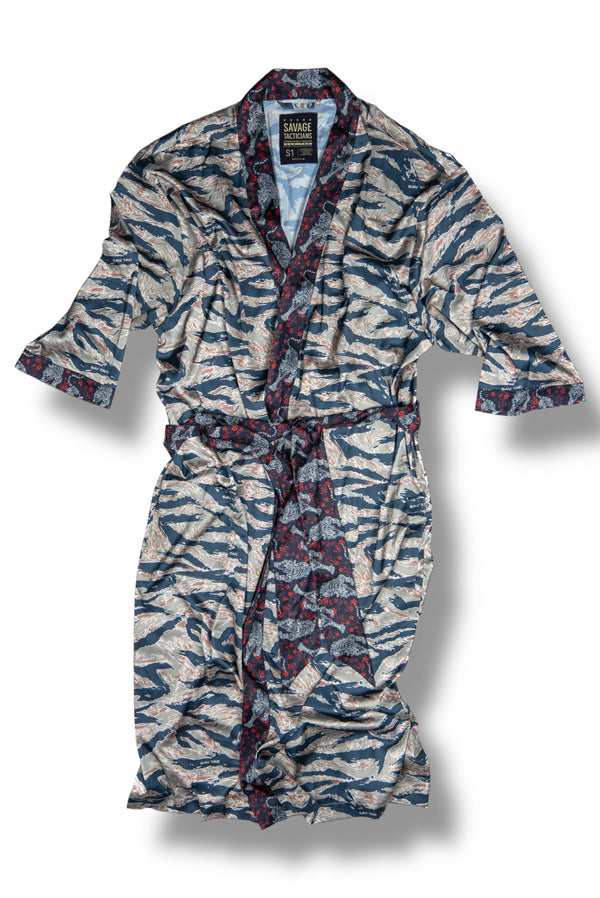 Limited-Tiger Stripe Kimono Robe - Savage Tacticians