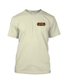 Oni Slayer Graphic Tee front view – Savage Tacticians chest logo on bone white – Savage Tacticians