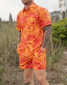 Tropical Inferno Button-up