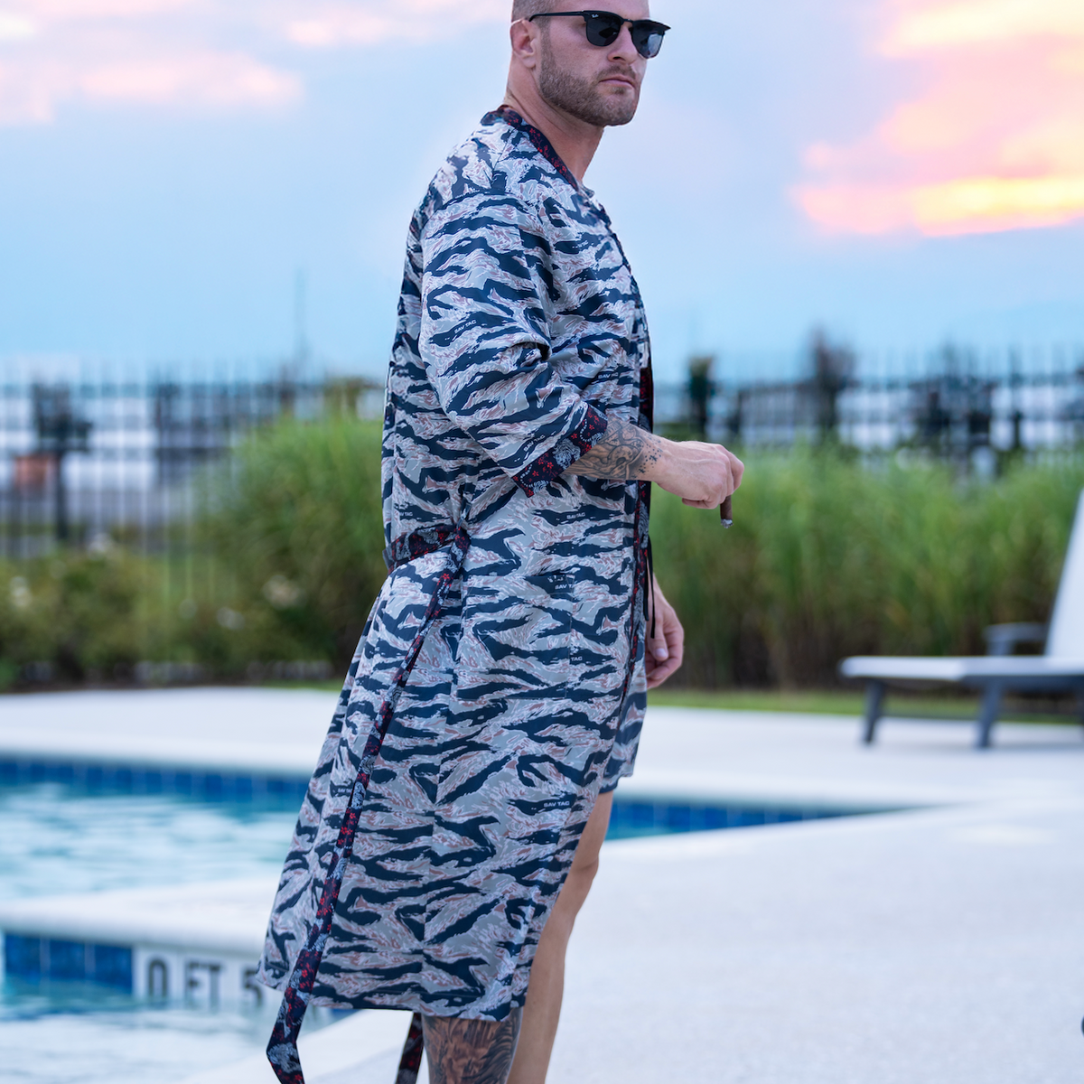 Tiger Stripe Kimono Robe – Savage Tacticians