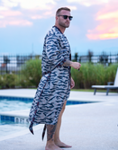 Limited-Tiger Stripe Kimono Robe - Savage Tacticians