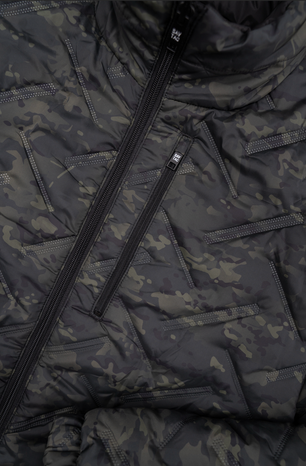 STMC® Black Camo Reversible Woobie Jacket