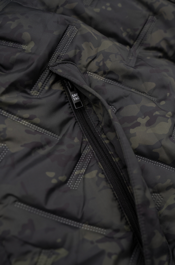 STMC® Black Camo Reversible Woobie Jacket