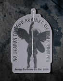 No Weapon Sticker