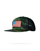 Headwear-Tiger Stripe Ripstop Flag Hat - Savage Tacticians