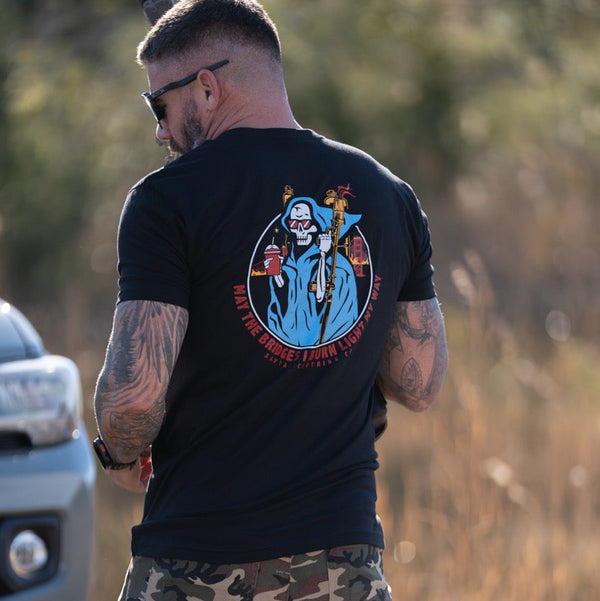 Graphic Tee-Zippo Man - Savage Tacticians